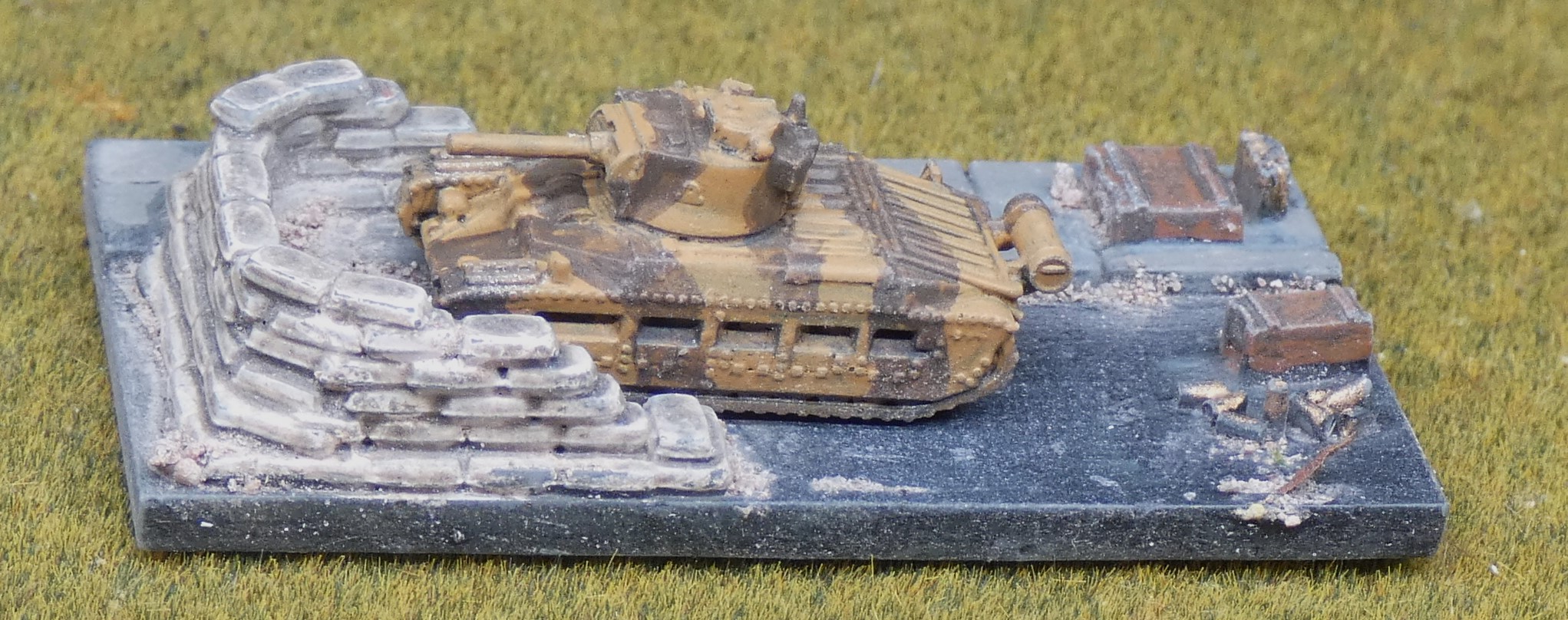 BS0139 Matilda II CS large cupola. Pack of 4.